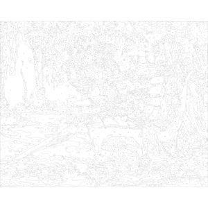 Пейка в парка - Картина по номера ZG 0783