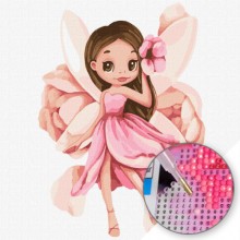 LD 304236 ДИАМАНТЕНИ ГОБЛЕНИ - Фея