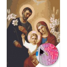 Дева Мария и Йосиф - Диамантен гоблен IK 405029 Дева Мария и Йосиф - Диамантен гоблен IK 405029