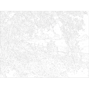 Картина по номера - Село през есента ZE 3565