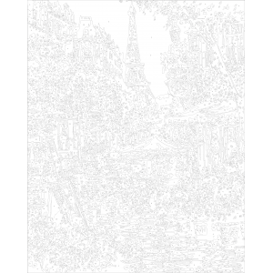 Рисуване по номера - Пазар за цветя в Париж  ZG 25578