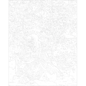 Момиче в червено - Картина по номера ZG 09091