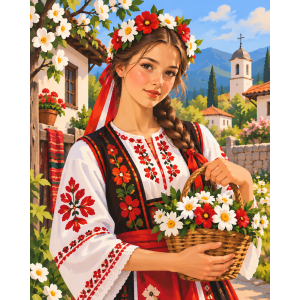 Лазарка  - Рисуване по номера