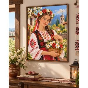 Лазарка  - Рисуване по номера