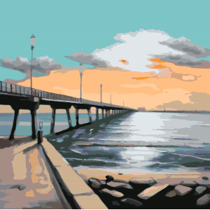 Картина по номера - Морски мост ZP 524
