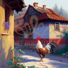 Селска улица - Диамантен гоблен GI 404010