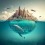 PZ 303004 Диамантен гоблен - Приказен град в море