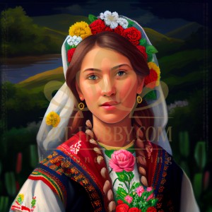 LD 303042 Диамантен гоблен - Момиче