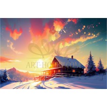  PZ 304310 Зимно село - Диамантен гоблен