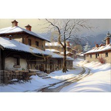  PZ 304313 Зимно село - Диамантен гоблен