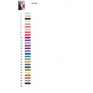 Красавица с цветя - Картина по номера ZG 10156