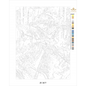 Танц - Картина по номера ZE 3677