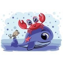 Картина по номера - Морски обитатели ZE 3687