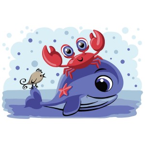 Картина по номера - Морски обитатели ZE 3687