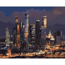 Нощна Москва - Картина по номера ZG 10427