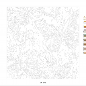 Пеперуди - Картина по номера ZP 675