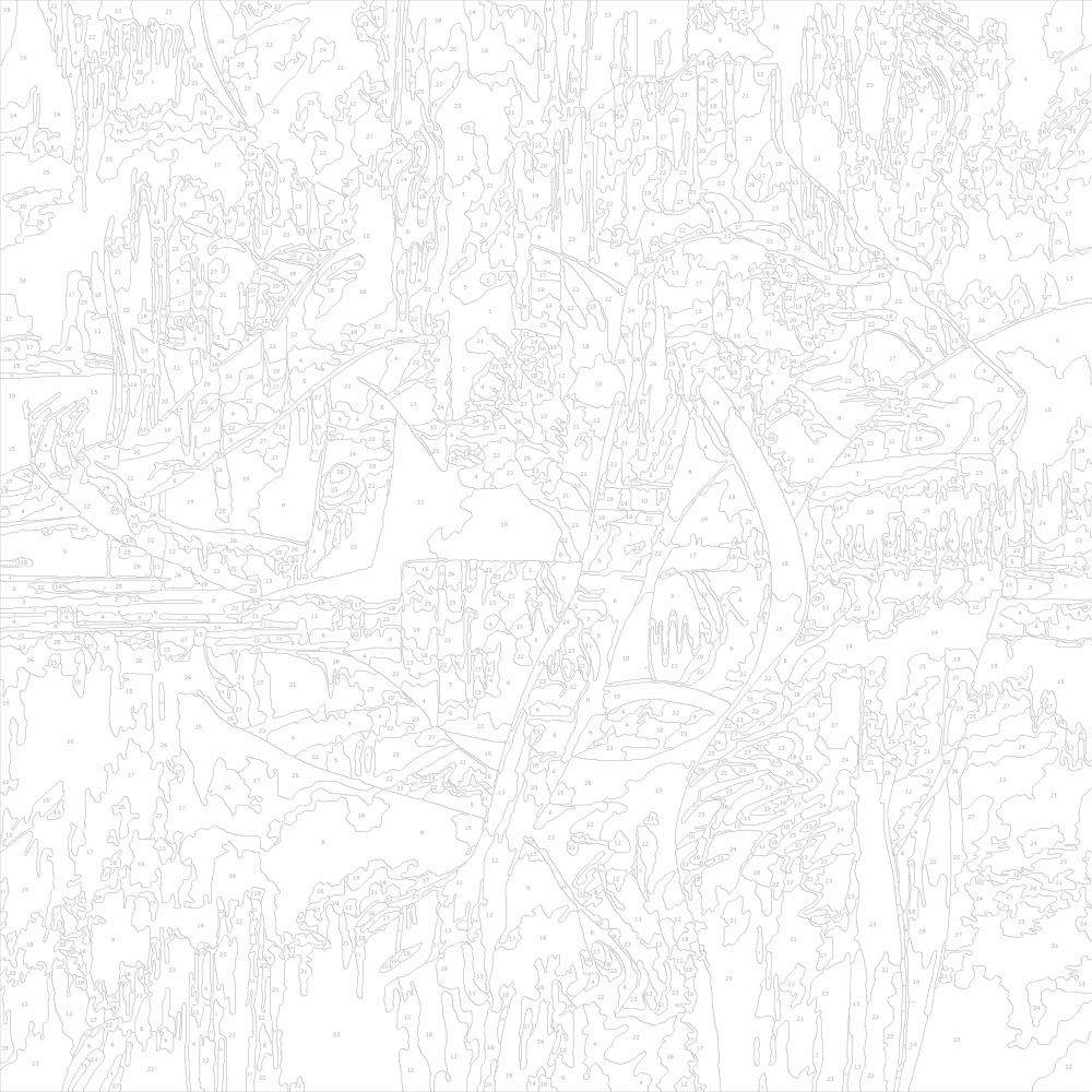 Комплект за рисуване по номера - Арт танц ZP 5048