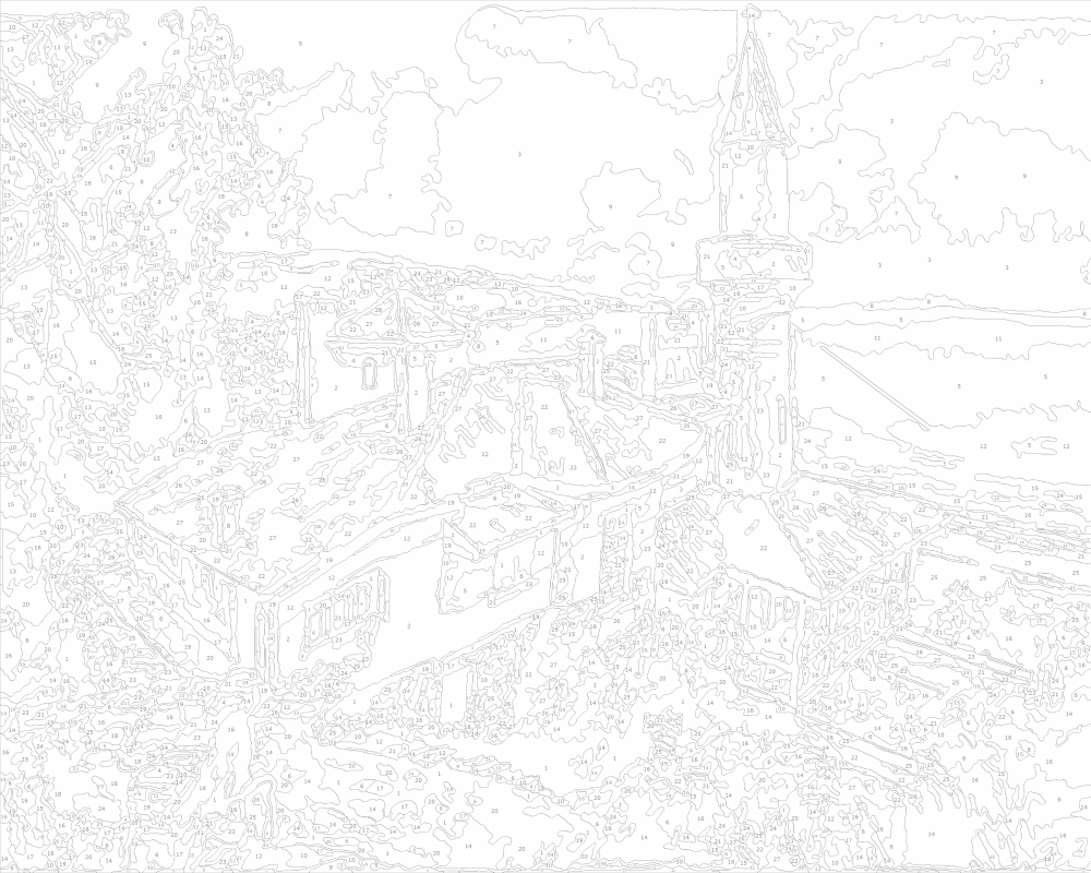 Картина по номера -Балчик ZE 3243