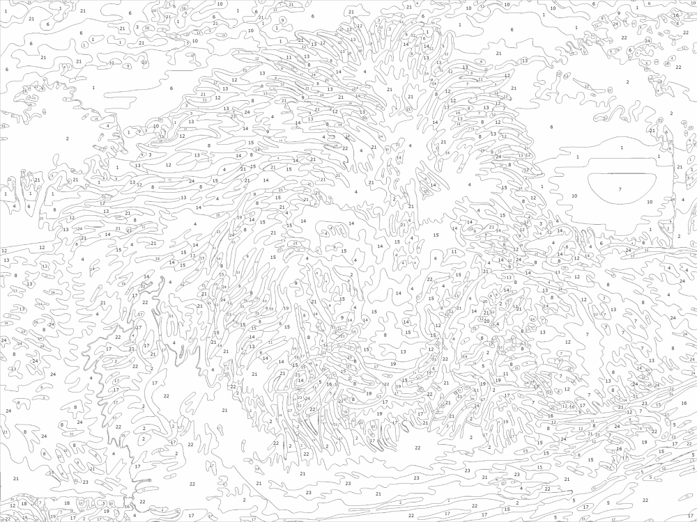Рисуване по номера - Семейство лъвове ZE 5274