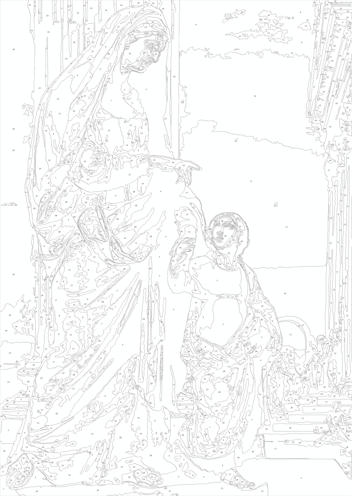 Света Анна - Картина по номера - ZG 0716