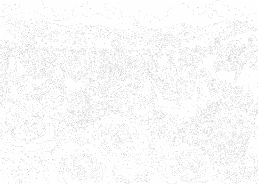 РОЗОБЕР - Картина по номера ZG 5330