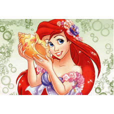 MERMAID ARIEL - Goblen de diamante 2015 