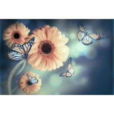 GERBERA CU FLUTURI - Goblen de diamante FL 34001 GERBERA CU FLUTURI - Goblen de diamante FL 34001