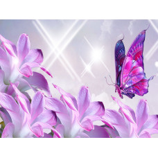FLORI STRALUCitoare - Goblen de diamante FL 34022 FLORI STRALUCitoare - Goblen de diamante FL 34022