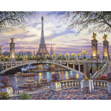 VEDEREA Turnului EIFEL -  Goblen de diamante  45137