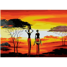  Pictura pe numere - Seara in Africa - HX 1177