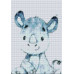 GI 203043 Goblen de diamante - Rinocer