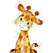 GI 203046 Goblen de diamante - Girafă
