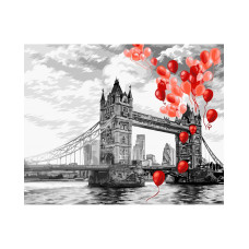Pictura pe numere - London Bridge și baloane - ZG 39668