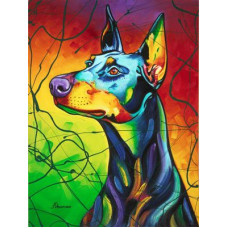 GI 304073 Goblen de diamante - Doberman