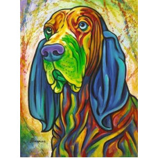 GI 304075 Goblen de diamante - Basset Hound