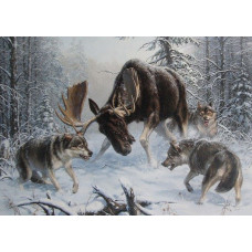 LUPTA ÎMPOTRIVA LUPILOR - Goblen de diamante 75103