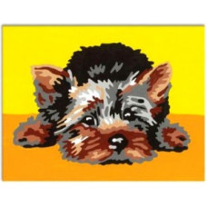 YORKSHIRE TERRIER - Goblen de diamante  GI 203033  