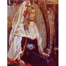 FEMEIA CU SUKAY-UL DUMNEZEILOR - Goblen de diamante  LD 405041