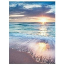PZ 303044 Goblen de diamante - Apus de soare peste mare