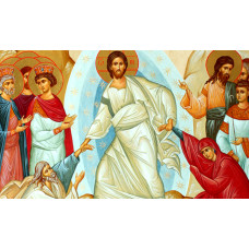 HRISTOS A ÎNVIAT - Goblen de diamante   IK 50302