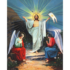 ÎNVIEREA LUI IISUS HRISTOS - Goblen de diamante IK 405033