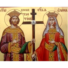 ST. CONSTANTINE ȘI ELENA - Goblen de diamante IK 405019