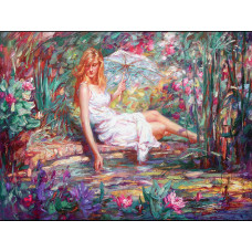 Pictura pe numere - Femeia cu umbrela – ZG 33205
