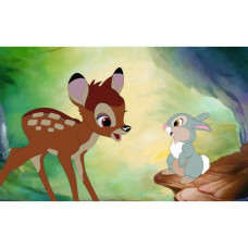 Pictura pe numere  - Bambi și iepurele ZE 3002