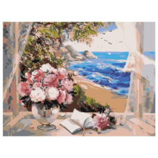 Pictura pe numere  - Vedere la mare ZE-3086 