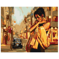 Pictura pe numere - Fată ZG 0036