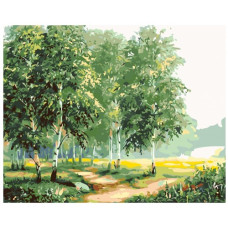 Pictura pe numere - Arborele de mesteacăn ZG 0121
