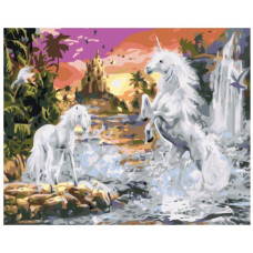 Pictura pe numere - Cai magici ZG 0141