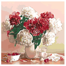 Pictura pe numere - Buchet pe masă ZP 011