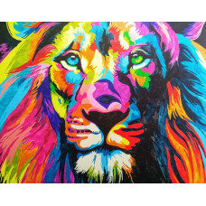 Leu colorat - Pictura pe numere – CX 3602
